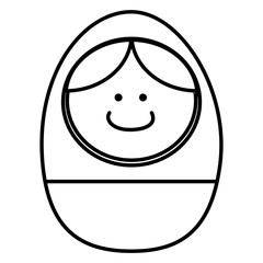 wood egg toy icon vector illustration design
