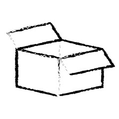 carton box packing icon vector illustration design