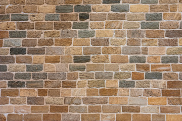 New neat masonry made of good shell blocks