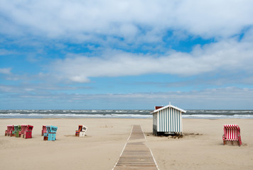 Strandkorb, Strand, Meer, Langeoog