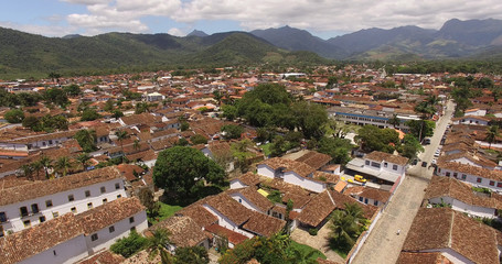 Aerial View of Paraty, Rio de Janeiro, Brazil