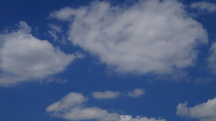 Clouds and a blue sky