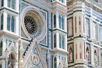 details of the baptistery of florence