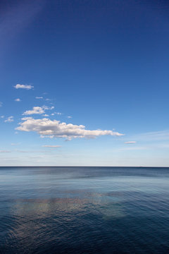 the sea landscape, vertical image.