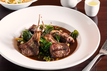Thai Basil Lamb Dish