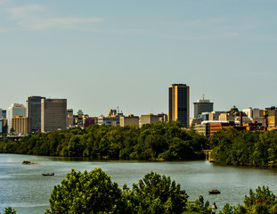 Richmond City View, skylline, building, water