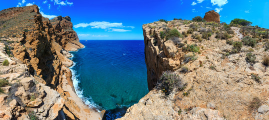 Summer sea coast landscape (Spain).