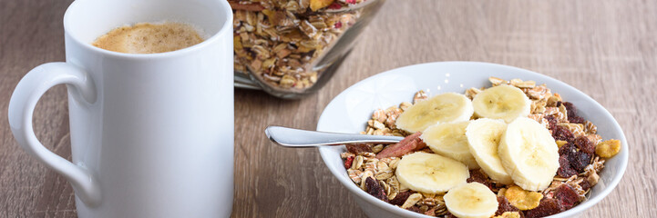 Morgendliches Frühstück