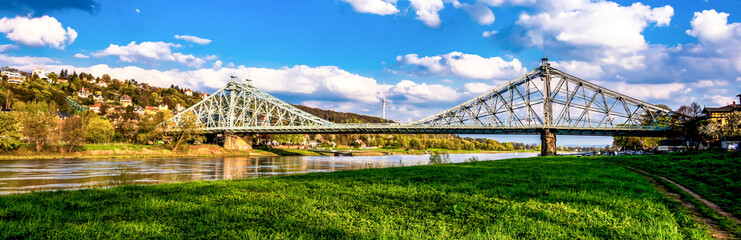 Dresden, das Blaue Wunder, Loschwitzer Brücke