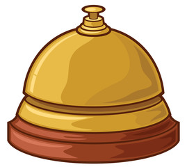 service (hotel) bell vector illustration