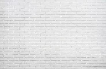 Acrylic prints Brick wall white brick wall background photo