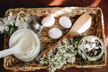 flour powder and bakery ingredients
