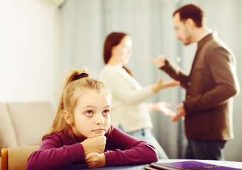 Obraz premium Parents arguing with each other