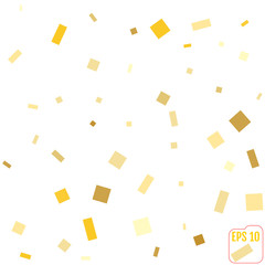 Golden glitter frame background. vector illustration