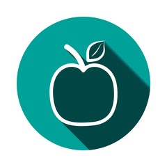 apple icon stock vector illustration flat design