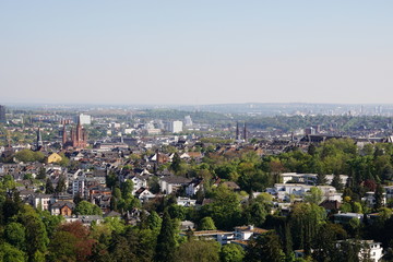 Fototapeta na wymiar Landeshauptstadt Wiesbaden