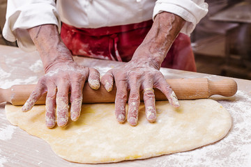 Preparation of egg pasta and ravioli stuffing