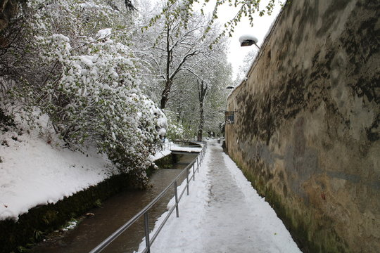 Strada Dupa Ziduri in Brasov, Romania