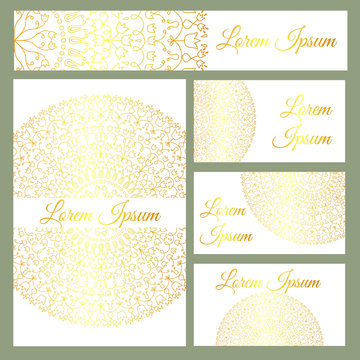 Design temlates with mandala