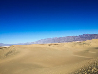 Fototapeta na wymiar Mesquite Sand Dunes - Death Valley National Park 