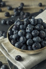 Raw Organic Healthy Blueberries