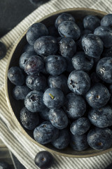 Raw Organic Healthy Blueberries
