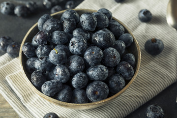 Raw Organic Healthy Blueberries