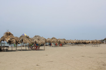 Paisaje marino. Puerto Colombia, Atlántico, Colombia. 