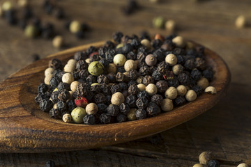 Raw Organic Mixed Peppercorns
