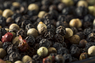 Raw Organic Mixed Peppercorns