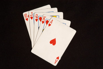 Royal Flush Card Hand