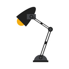 desk lamp icon image vector illustration design 
