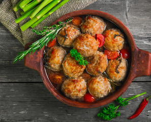 Delicious homemade meatballs