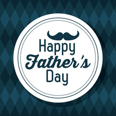 happy fathers day. greeting card. celebration party decoration vector illustration