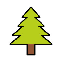 Tree nature ecology vector illustration graphic design