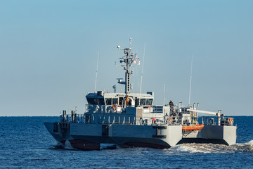 Small military ship