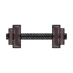 Gym dumbbell weight vector illustration graphic design