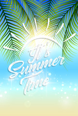 Summer tropical background 