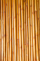 bamboo fence or wall texture background for interior or exterior design.