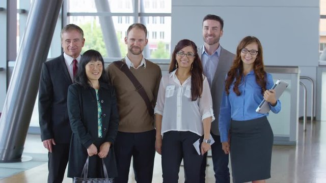 Portrait of group of business people