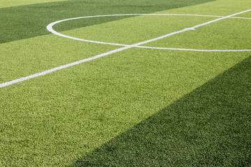 Fototapeta na wymiar artificial grass football field