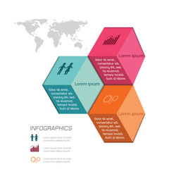 Three Cubes Diagram Slide Template.