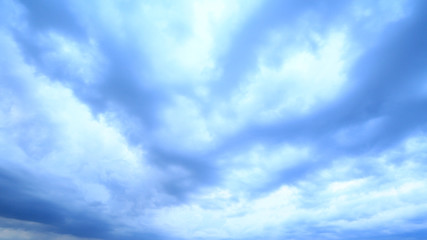 Clouds and Rainy Stormy Before Night