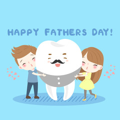 cartoon child and tooth