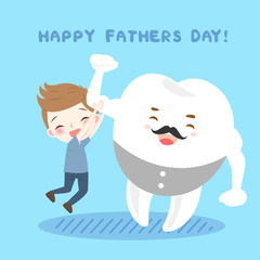 cartoon boy and tooth