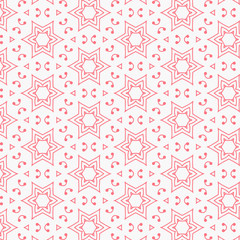pink line star pattern background design