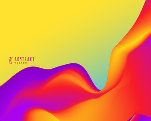 smooth vibrant wave abstract background design