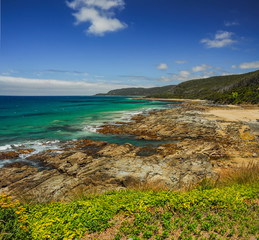 coast of the Pacific ocean.