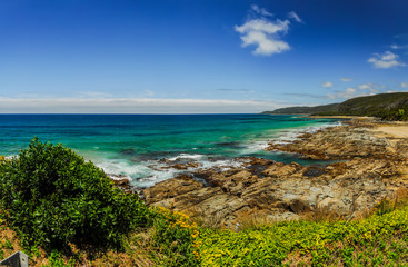 coast of the Pacific ocean.