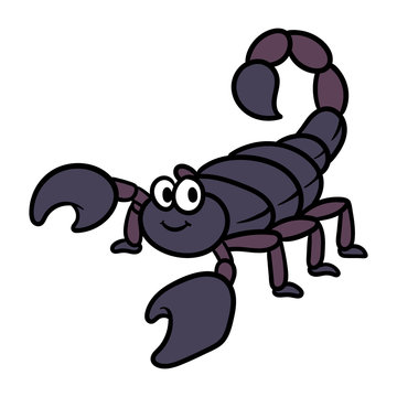 Cartoon Scorpion Vector Illustration